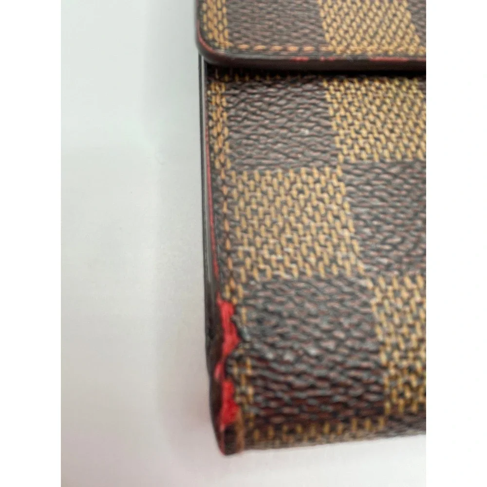 Louis Vuitton Damier Ebene Koala Wallet Brown Coated Canvas Made in France#846 - Picture 6 of 14